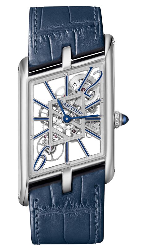 cartier tank asymetrique|tank skeleton.